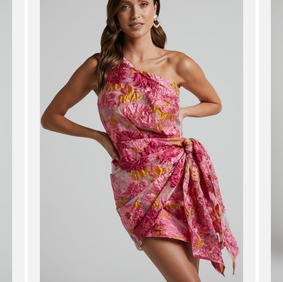 🆕️ Reverse Organza Printed Dress - Picture 1 of 4